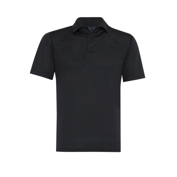 Black Dry Fit Polo Shirt For Men